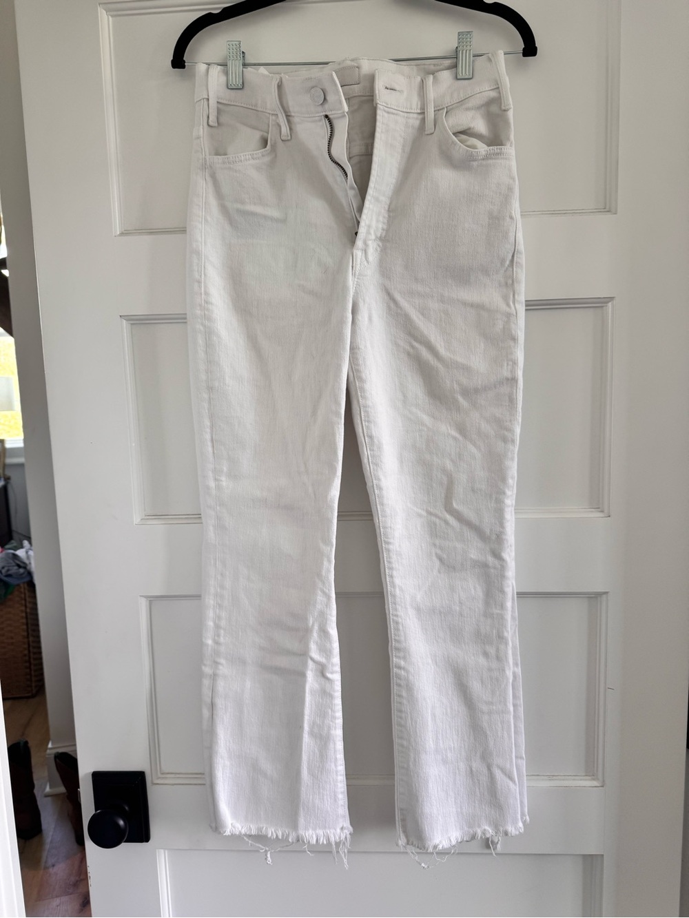 MOTHER White Hustler Jeans